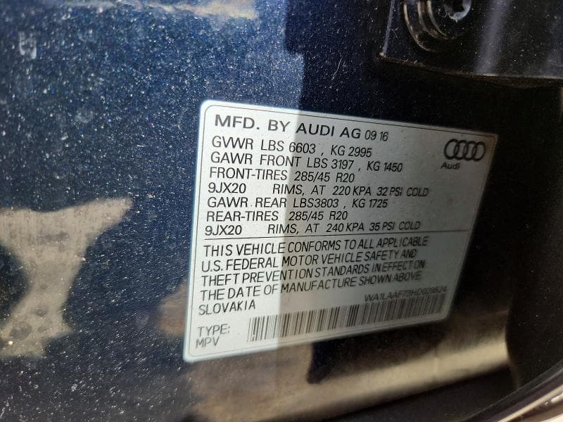 2017 AUDI Q7 PREMIUM PLUS 13