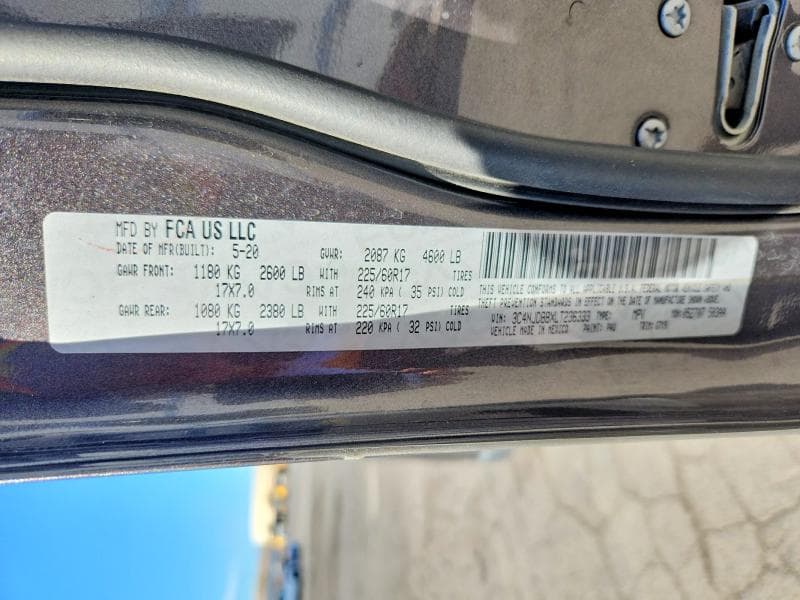 2020 JEEP COMPASS LATITUDE 12