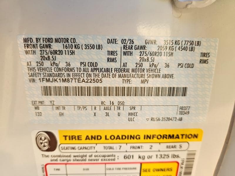 2026 FORD EXPEDITION MAX PLATINUM 14