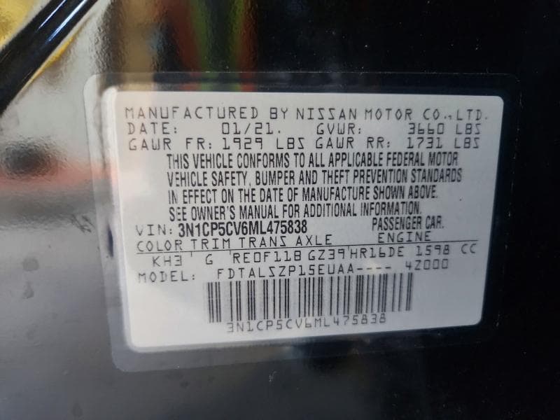 2021 NISSAN KICKS SV 13