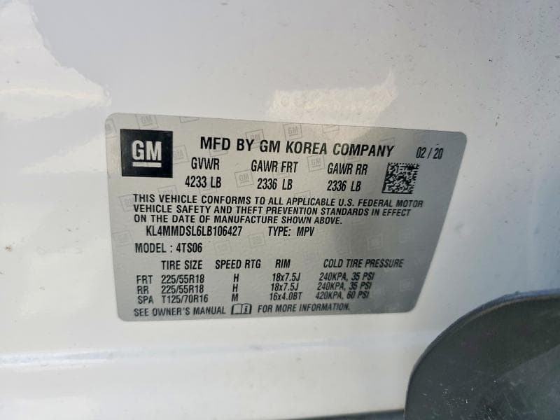 2020 BUICK ENCORE GX SELECT 13