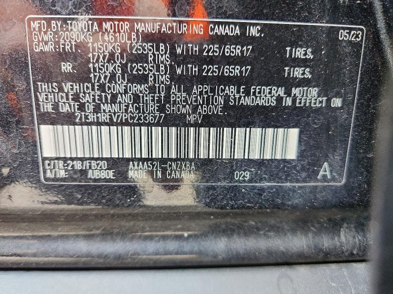 2023 TOYOTA RAV4 LE 13