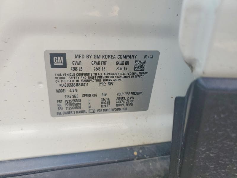 2018 BUICK ENCORE ESSENCE 13