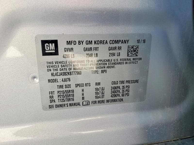 2019 BUICK ENCORE PREFERRED 13