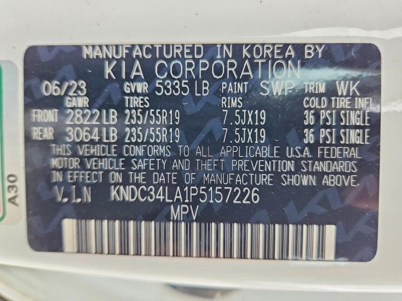 2023 KIA EV6 WIND 14
