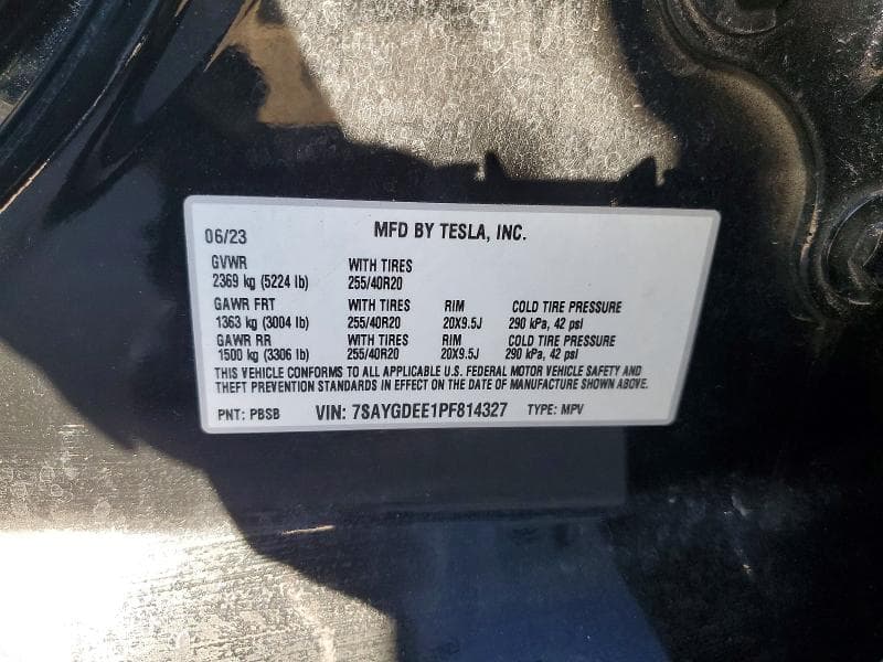 2023 TESLA MODEL Y 12