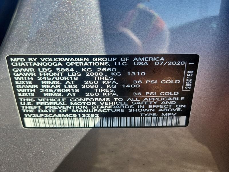 2021 VOLKSWAGEN ATLAS SE 13