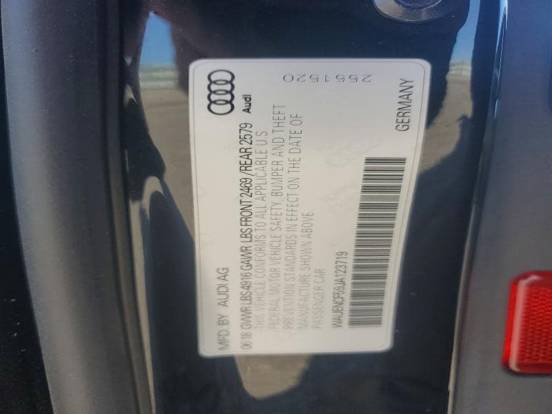 2018 AUDI A5 PREMIUM PLUS S-LINE 12