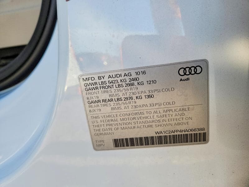 2017 AUDI Q5 PREMIUM 12