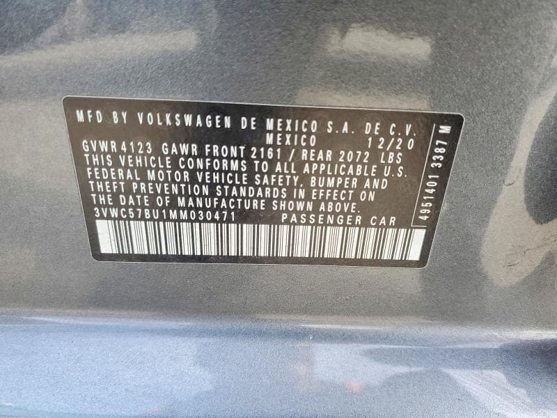 2021 VOLKSWAGEN JETTA S 13