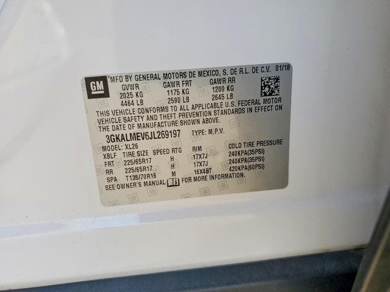 2018 GMC TERRAIN SLE 13