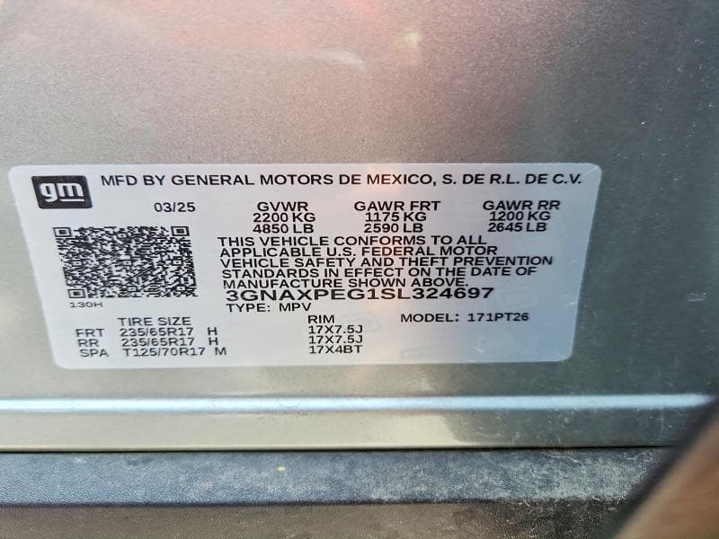 2025 CHEVROLET EQUINOX LT 14