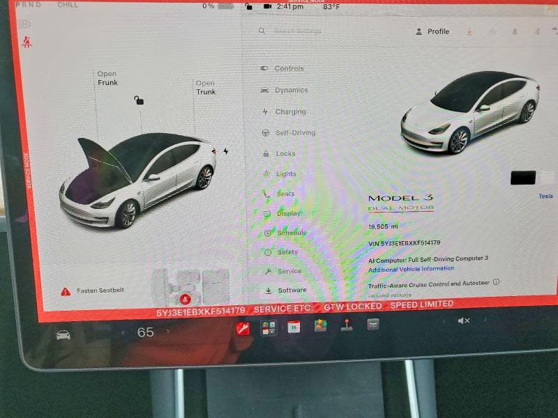 2019 TESLA MODEL 3 9