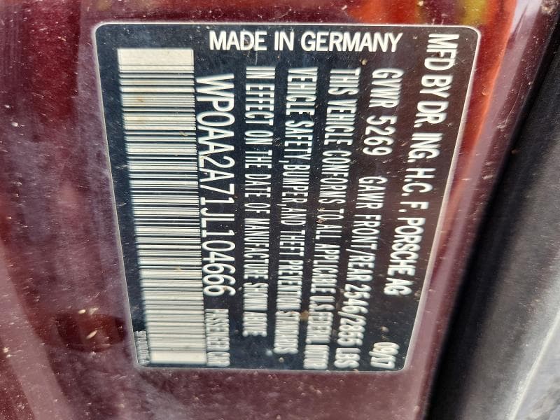 2018 PORSCHE PANAMERA 4 13