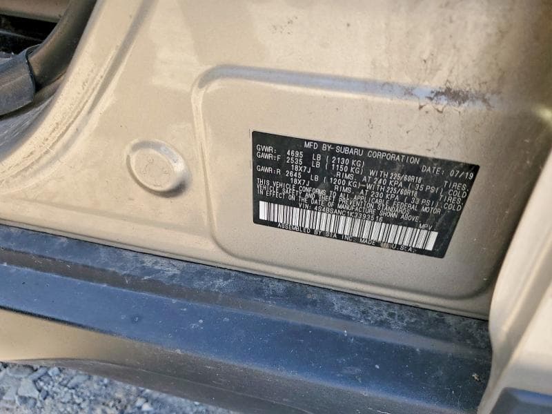 2019 SUBARU OUTBACK 2.5I LIMITED 13