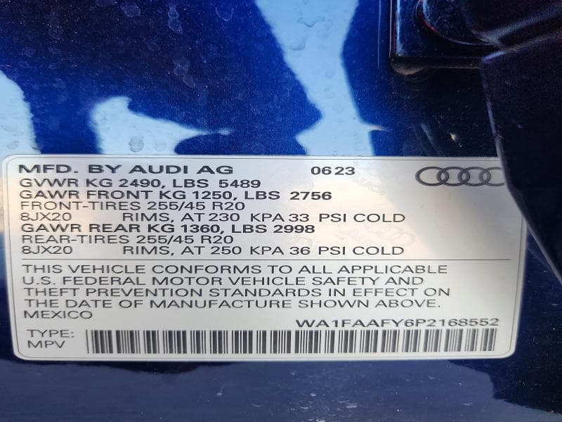 2023 AUDI Q5 PRESTIGE 45 13