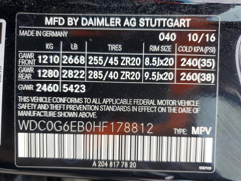 2017 MERCEDES-BENZ GLC 43 4MATIC AMG 13