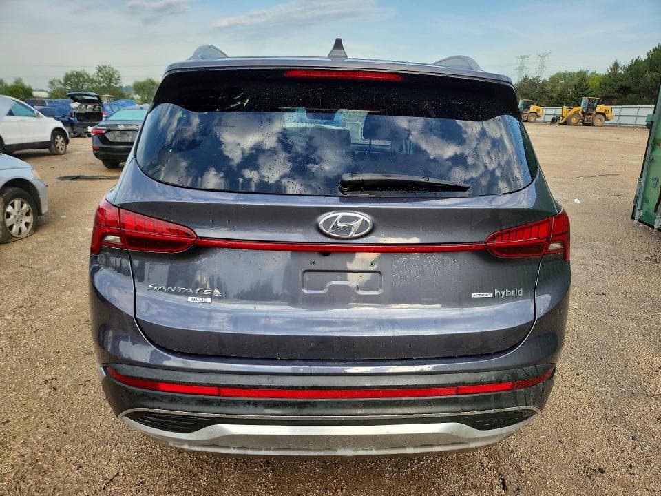 2022 HYUNDAI SANTA FE BLUE 6