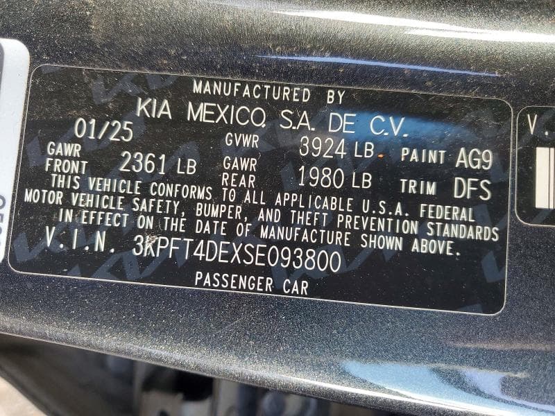 2025 KIA K4 LXS 12