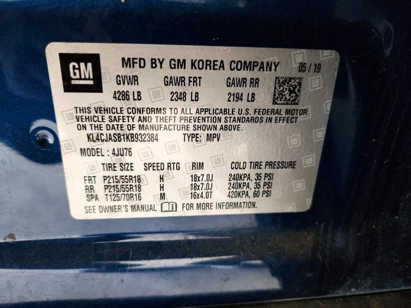 2019 BUICK ENCORE PREFERRED 13