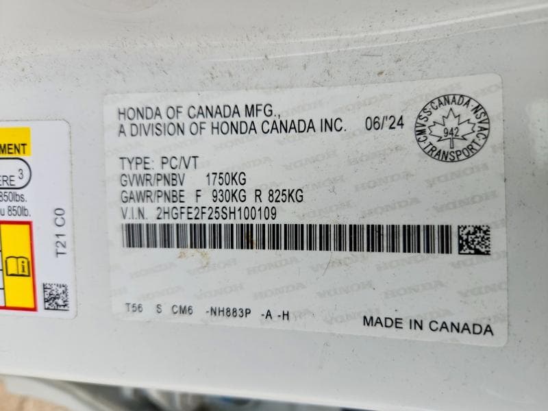 2025 HONDA CIVIC LX 13