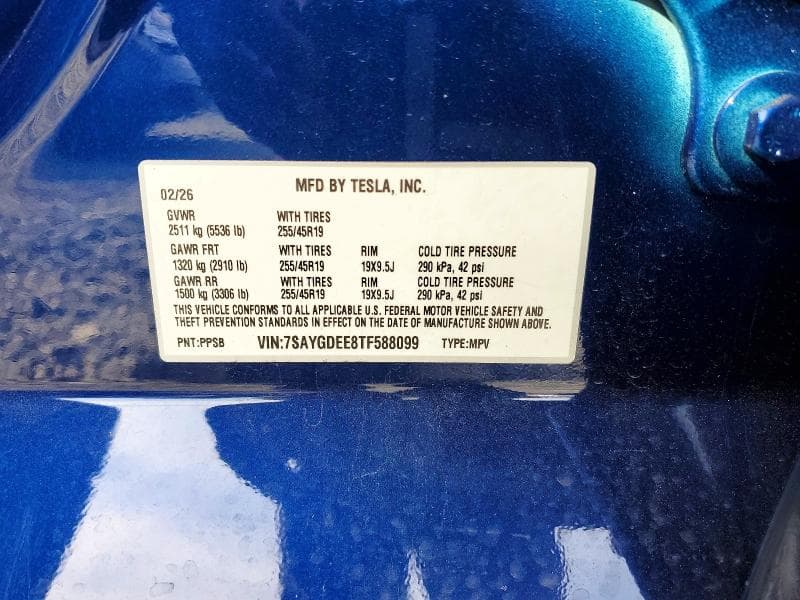 2026 TESLA MODEL Y 13