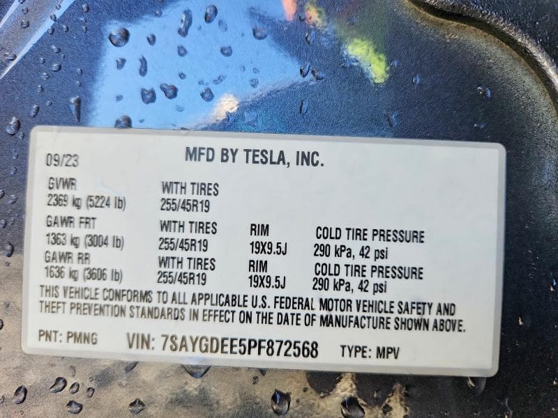 2023 TESLA MODEL Y 12