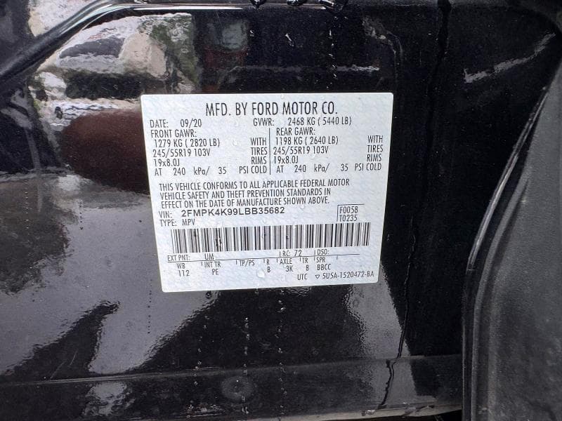 2020 FORD EDGE TITANIUM 12