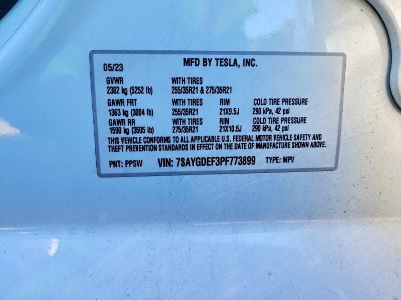 2023 TESLA MODEL Y 13