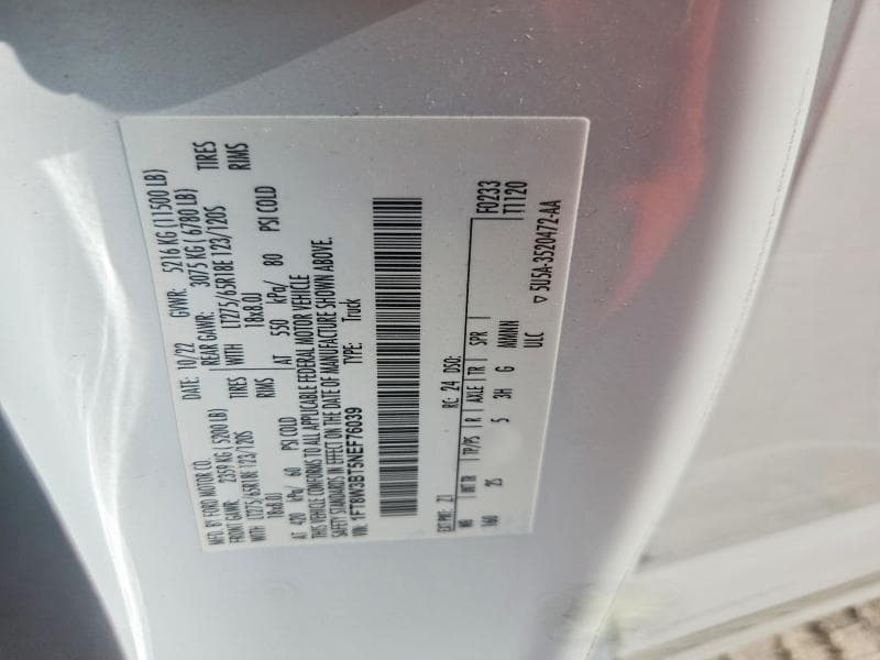 2022 FORD F350 SUPER DUTY 13