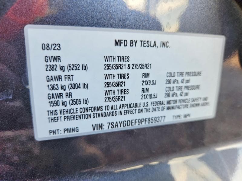 2023 TESLA MODEL Y 12