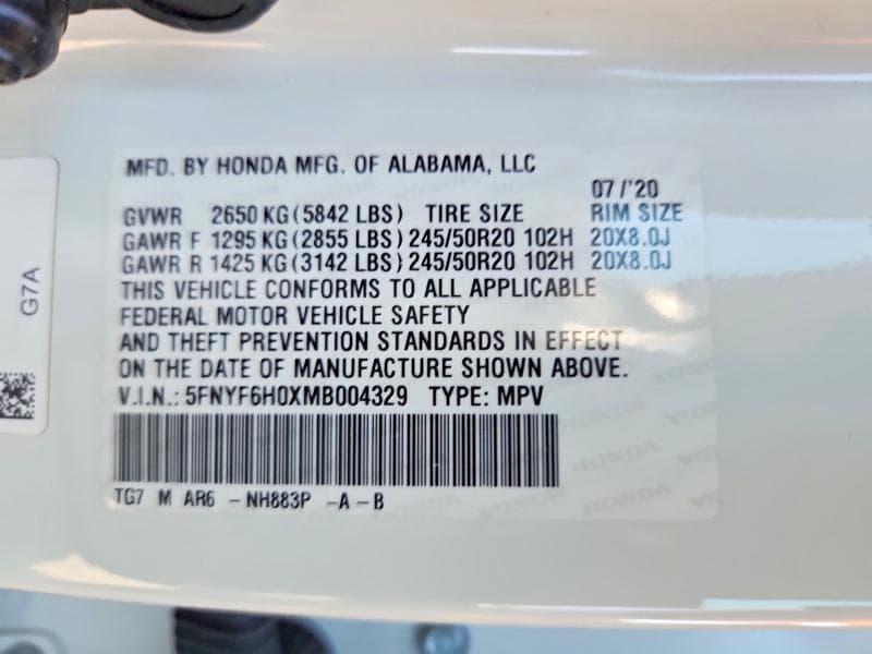 2021 HONDA PILOT ELITE 13