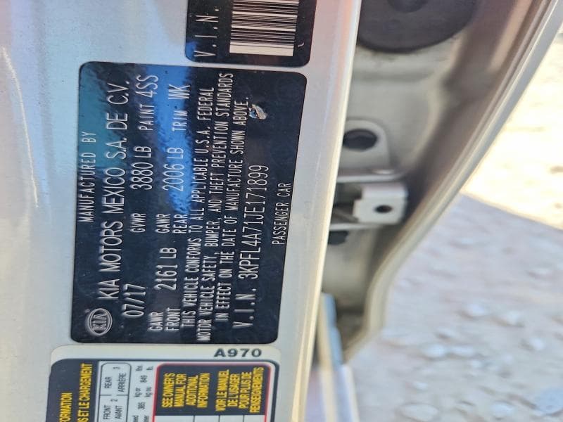 2018 KIA FORTE LX 12