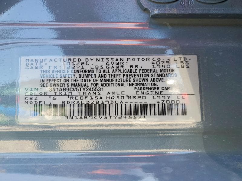 2026 NISSAN SENTRA SV 12