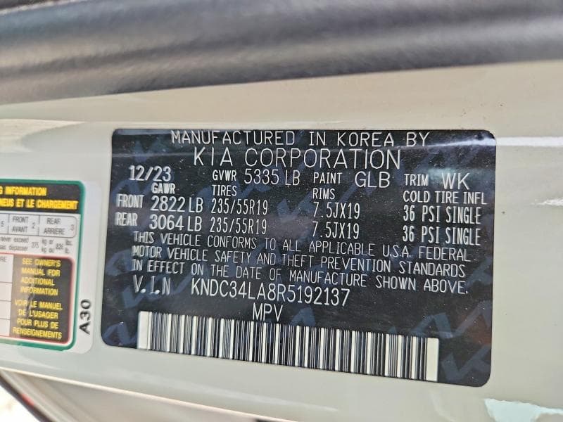 2024 KIA EV6 WIND 14