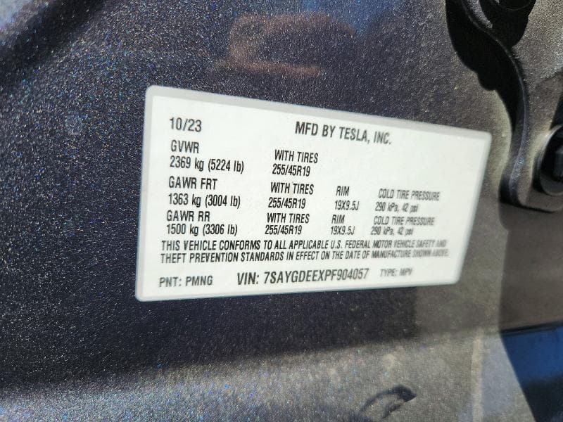 2023 TESLA MODEL Y 12