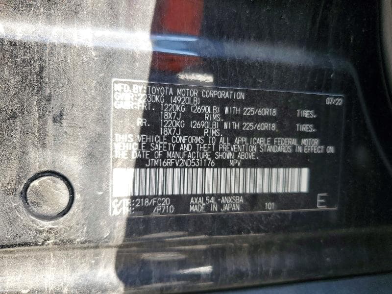 2022 TOYOTA RAV4 SE 14