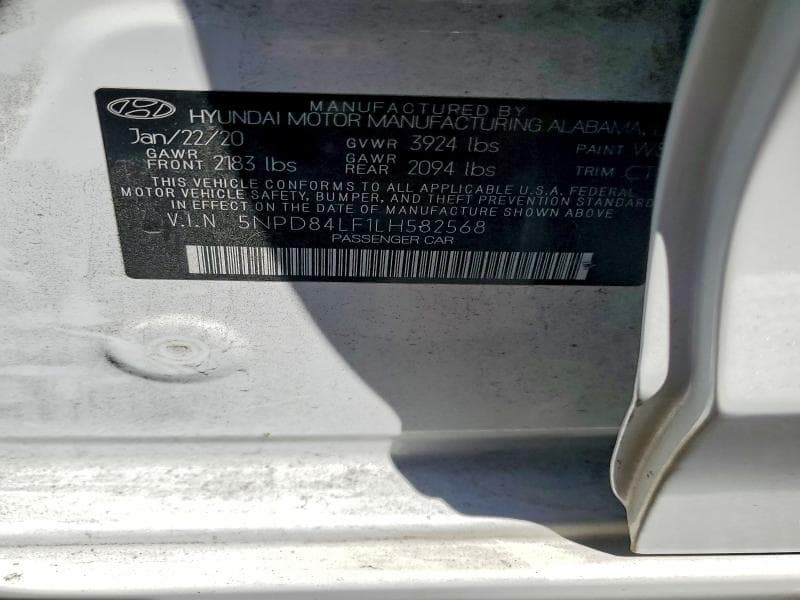 2020 HYUNDAI ELANTRA SEL 12
