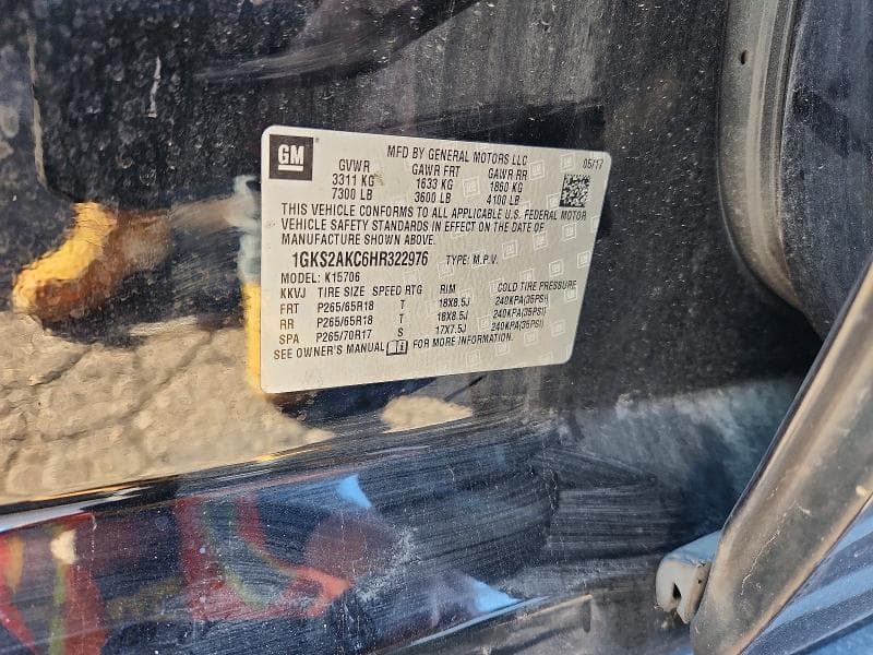 2017 GMC YUKON SLE 13