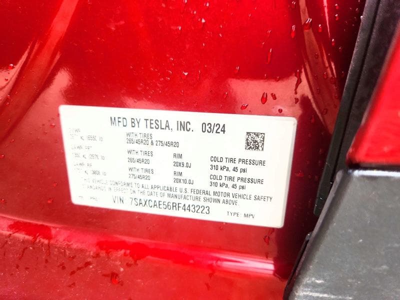 2024 TESLA MODEL X 12