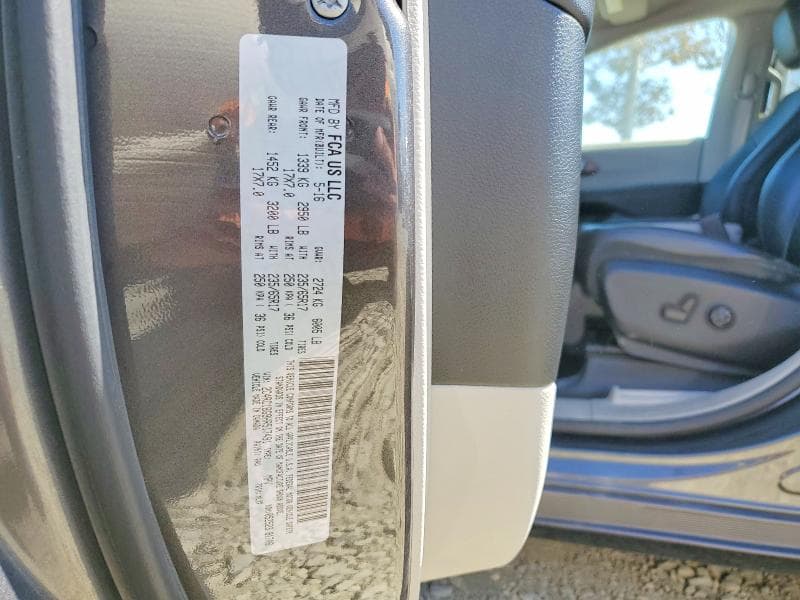 2017 CHRYSLER PACIFICA TOURING L 13