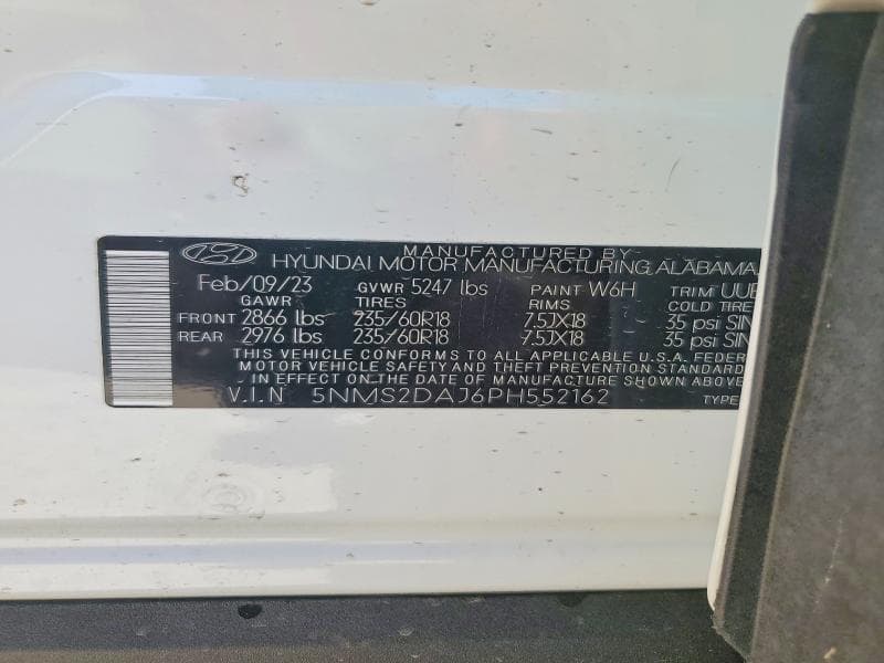 2023 HYUNDAI SANTA FE SEL 13