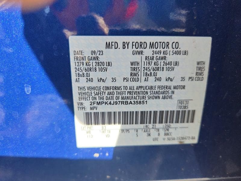 2024 FORD EDGE SEL 13