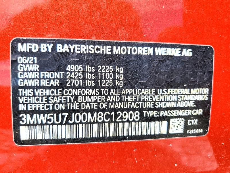 2021 BMW M340I 12
