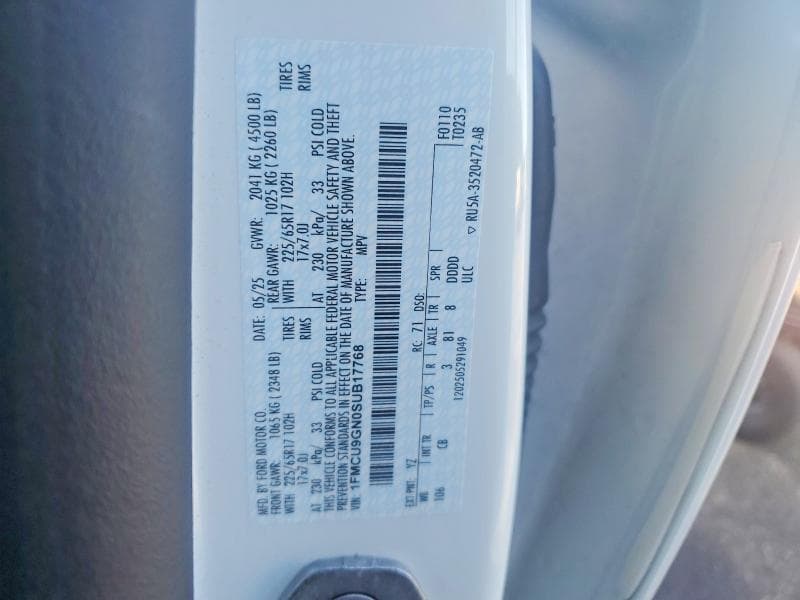 2025 FORD ESCAPE ACTIVE 14
