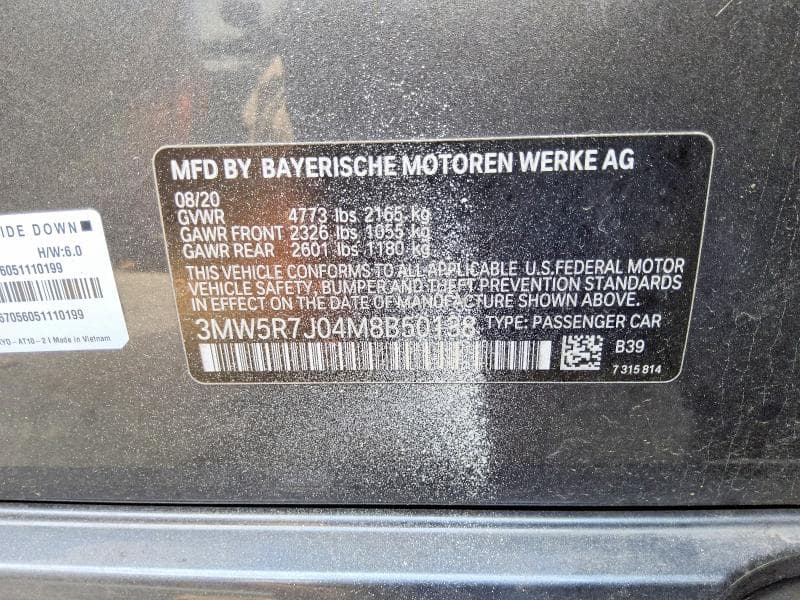 2021 BMW 330XI 12