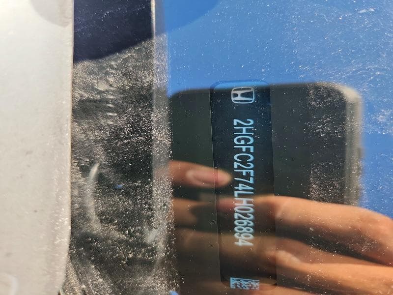 2020 HONDA CIVIC EX 12