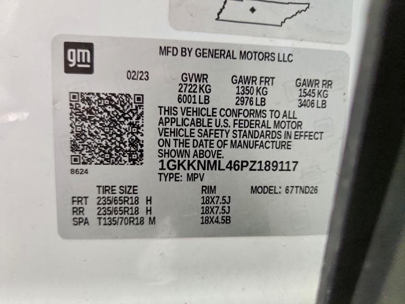 2023 GMC ACADIA SLT 13