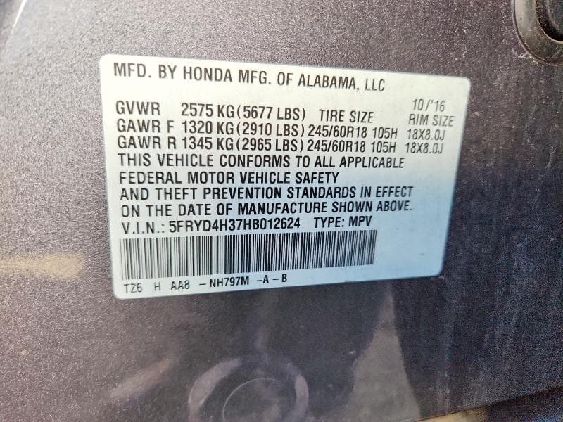 2017 ACURA MDX 14
