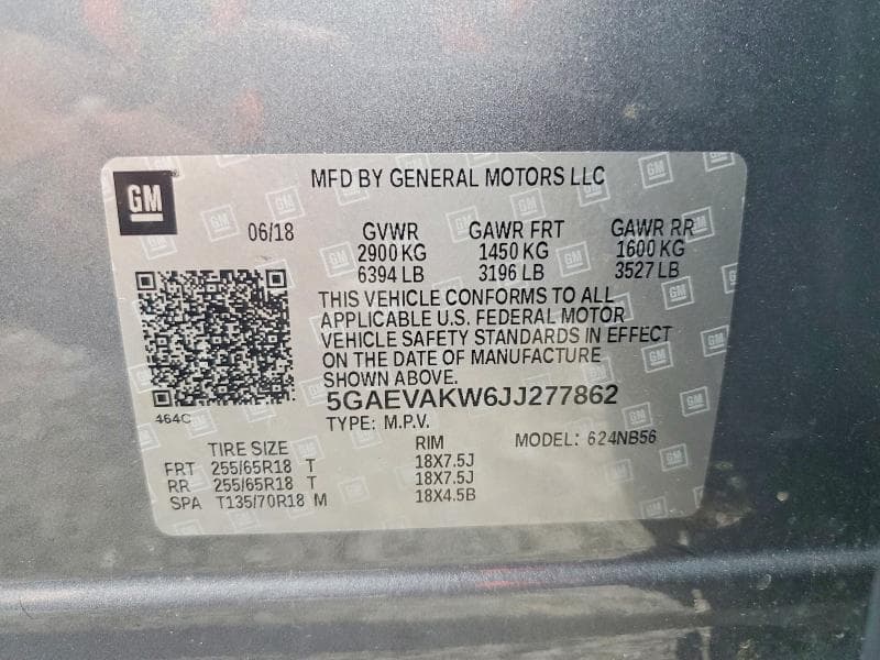 2018 BUICK ENCLAVE ESSENCE 13